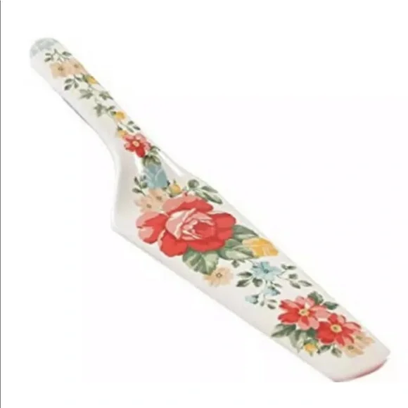 NEW! *RARE* HTF Pioneer Woman Vintage Floral Pie Server Cake Server - Picture 2 of 6